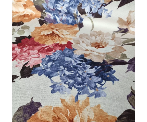 Zasłona gotowa w kolorowe kwiaty  RADIMAR - Premium